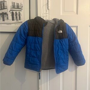 The North Face Kids' Blue and Black Jacket